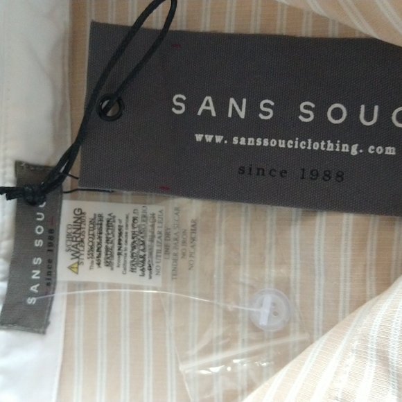 Crop top long sleeve button down shirt size small - Picture 12 of 13